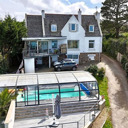 Maison De Vacances - Vue Mer Avec Piscine Carantec Bagian luar foto