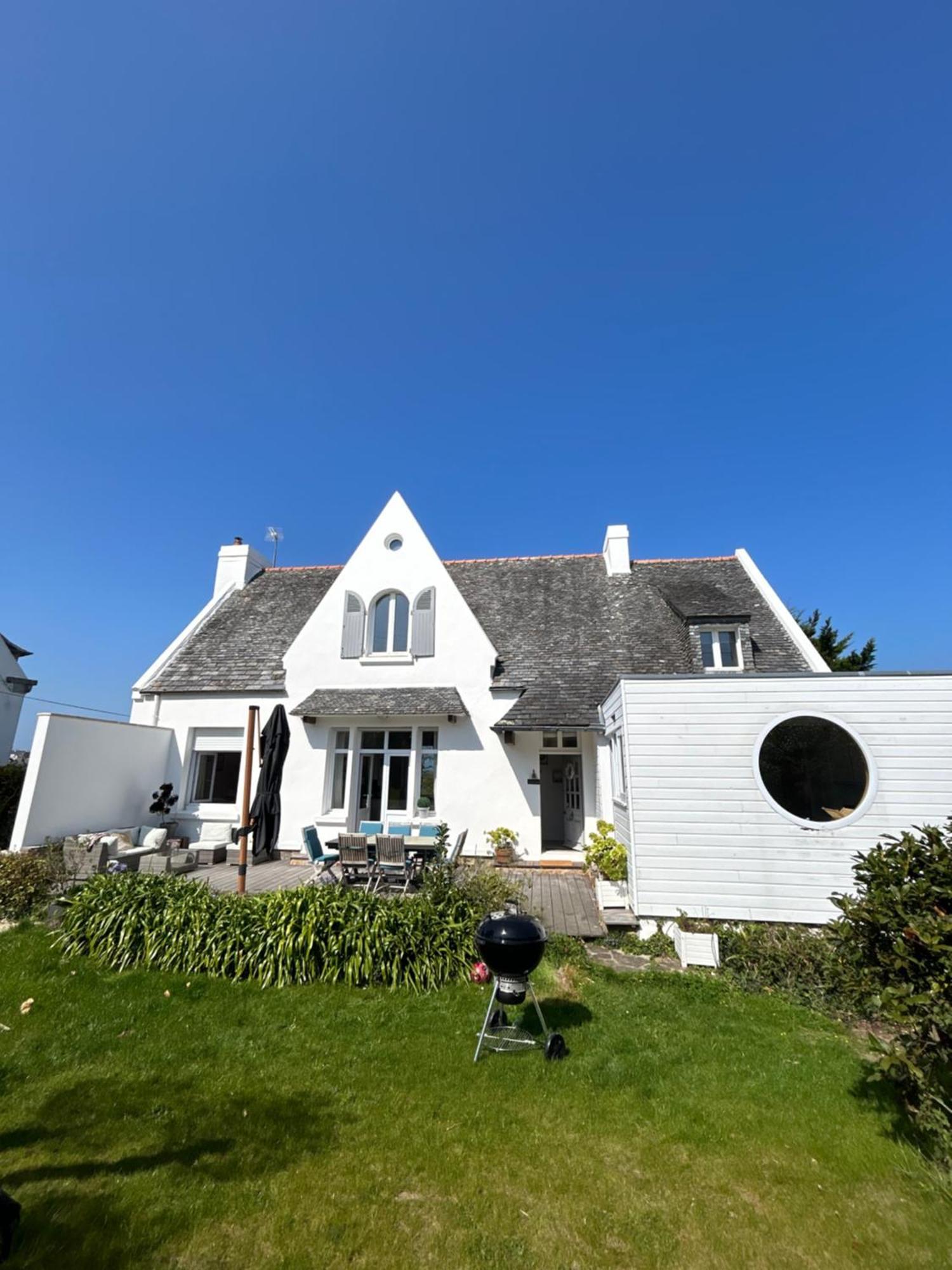 Maison De Vacances - Vue Mer Avec Piscine Carantec Bagian luar foto